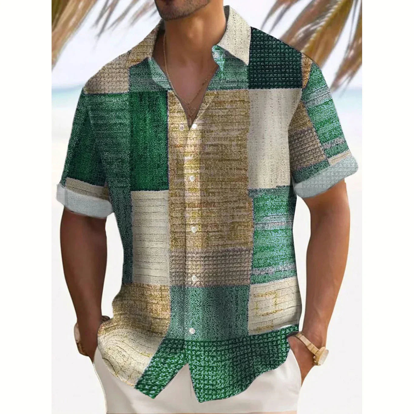 Joshua | Retro Button-Down Shirt