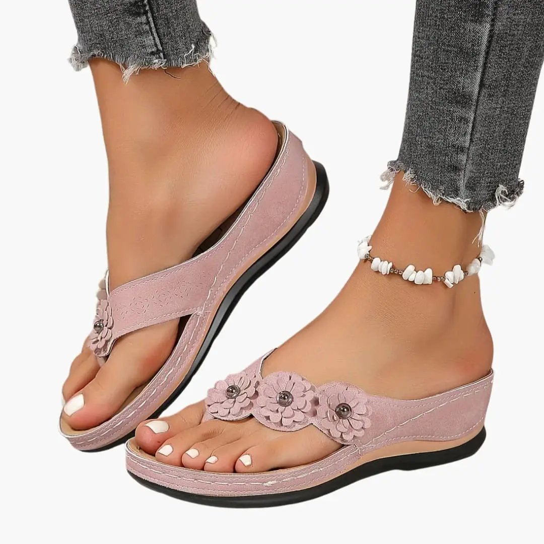 Women's Orthopedic Sandals with Slip-On Fit and Cushioned Insole