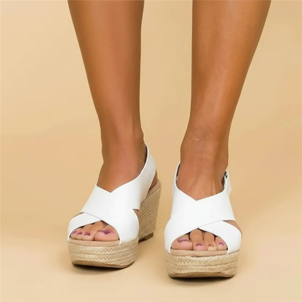 Comfortable Orthopedic Wedge Espadrilles - Clara