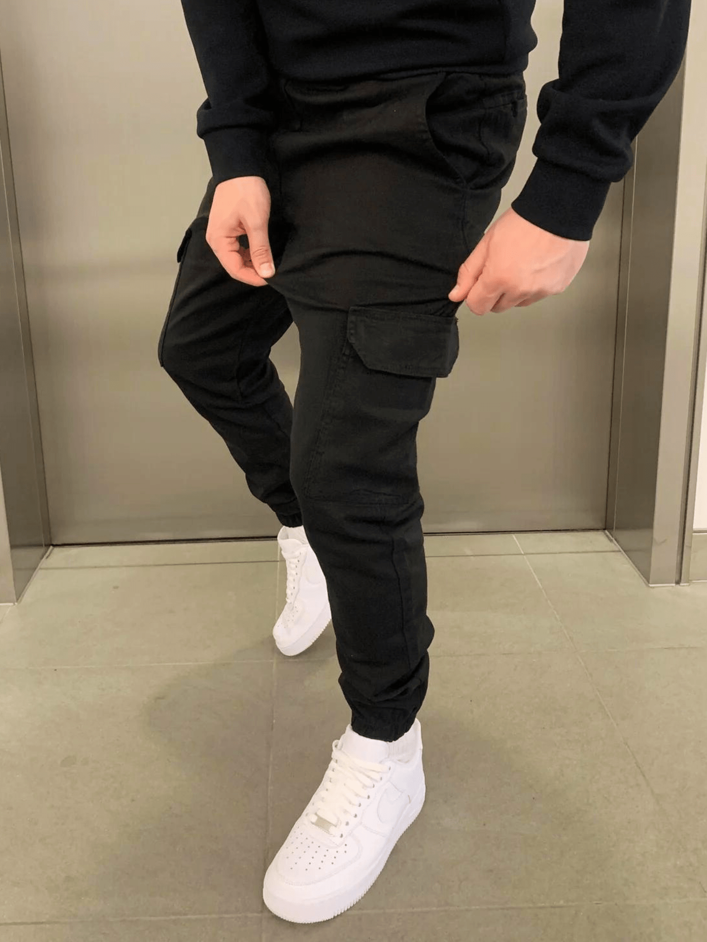 Marcus | Sleek Tie-Waist Cargo Pants