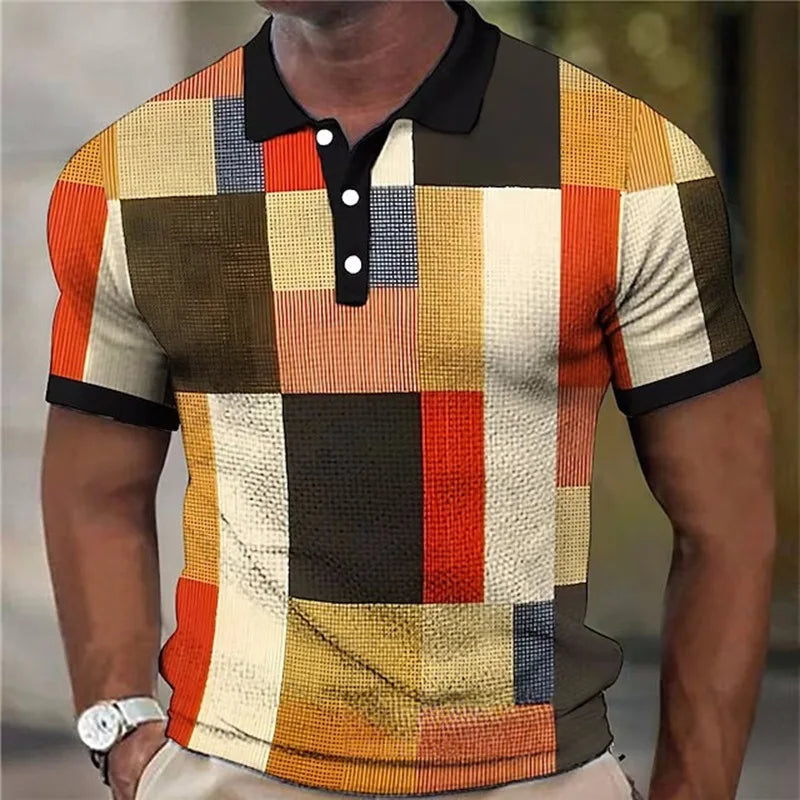 Kevin | Vibrant Plaid Pattern Shirt