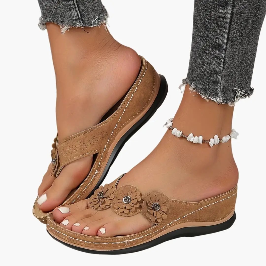 Women's Orthopedic Sandals with Slip-On Fit and Cushioned Insole