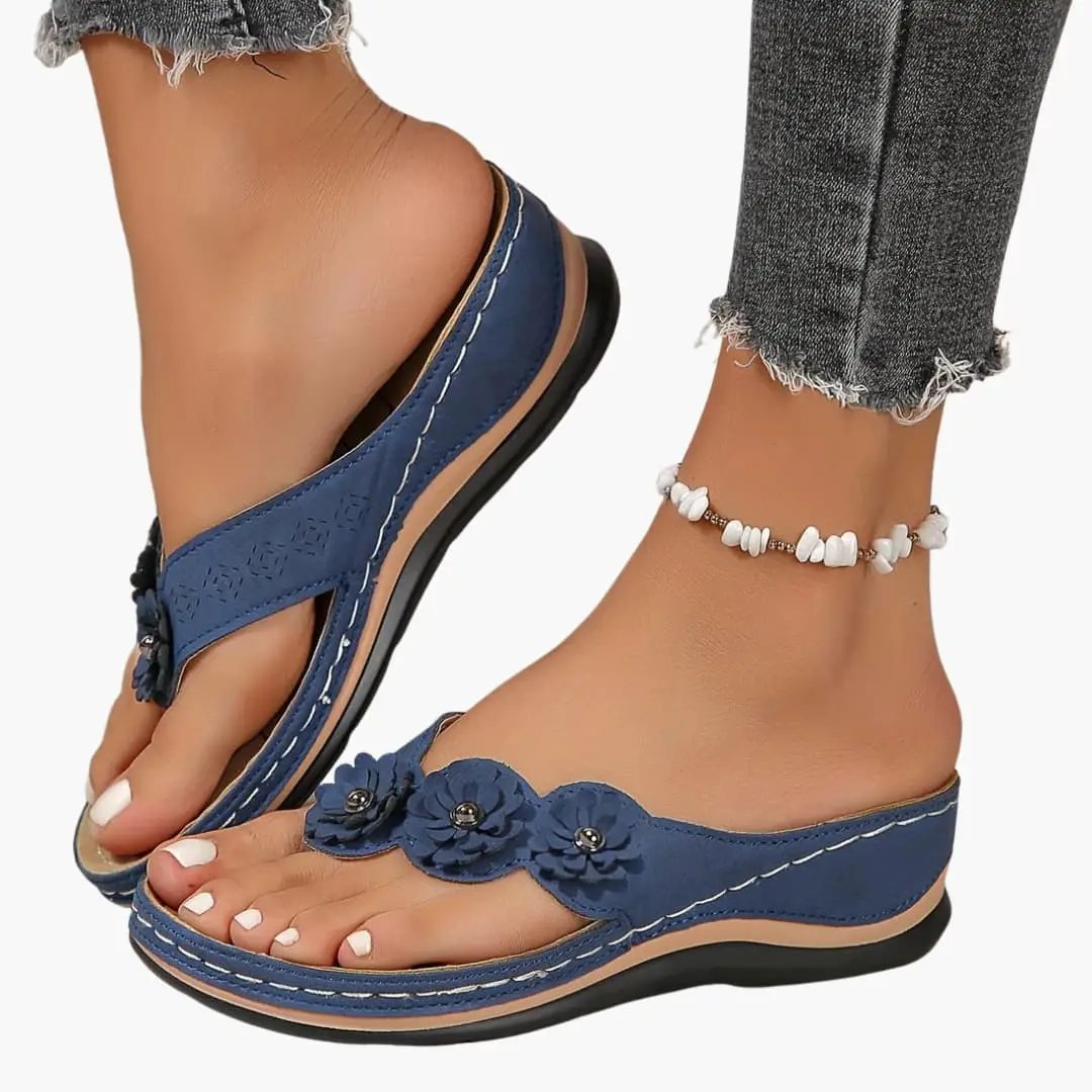Women's Orthopedic Sandals with Slip-On Fit and Cushioned Insole