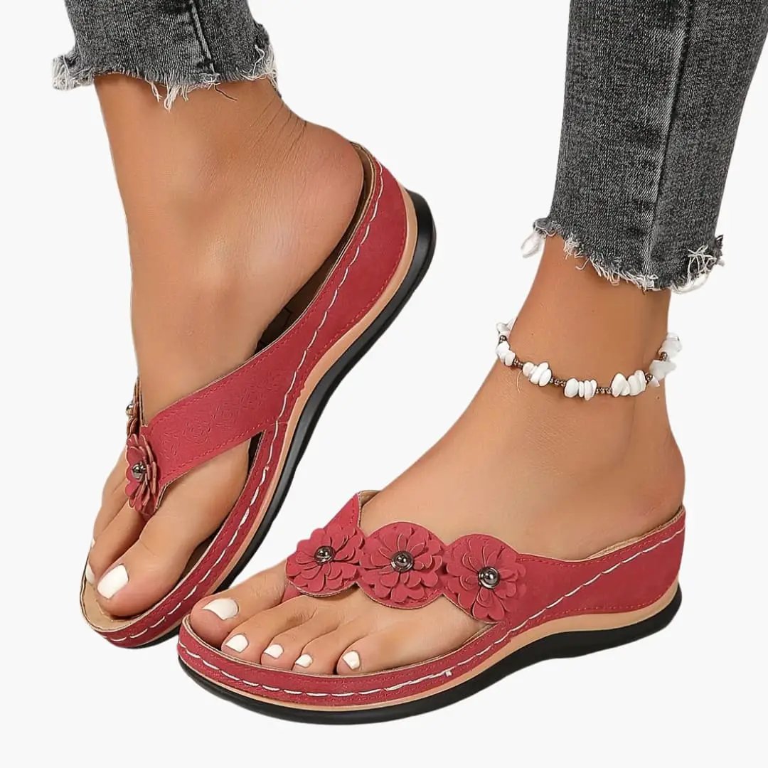 Women's Orthopedic Sandals with Slip-On Fit and Cushioned Insole