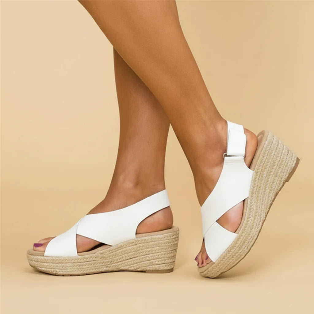 Comfortable Orthopedic Wedge Espadrilles - Clara