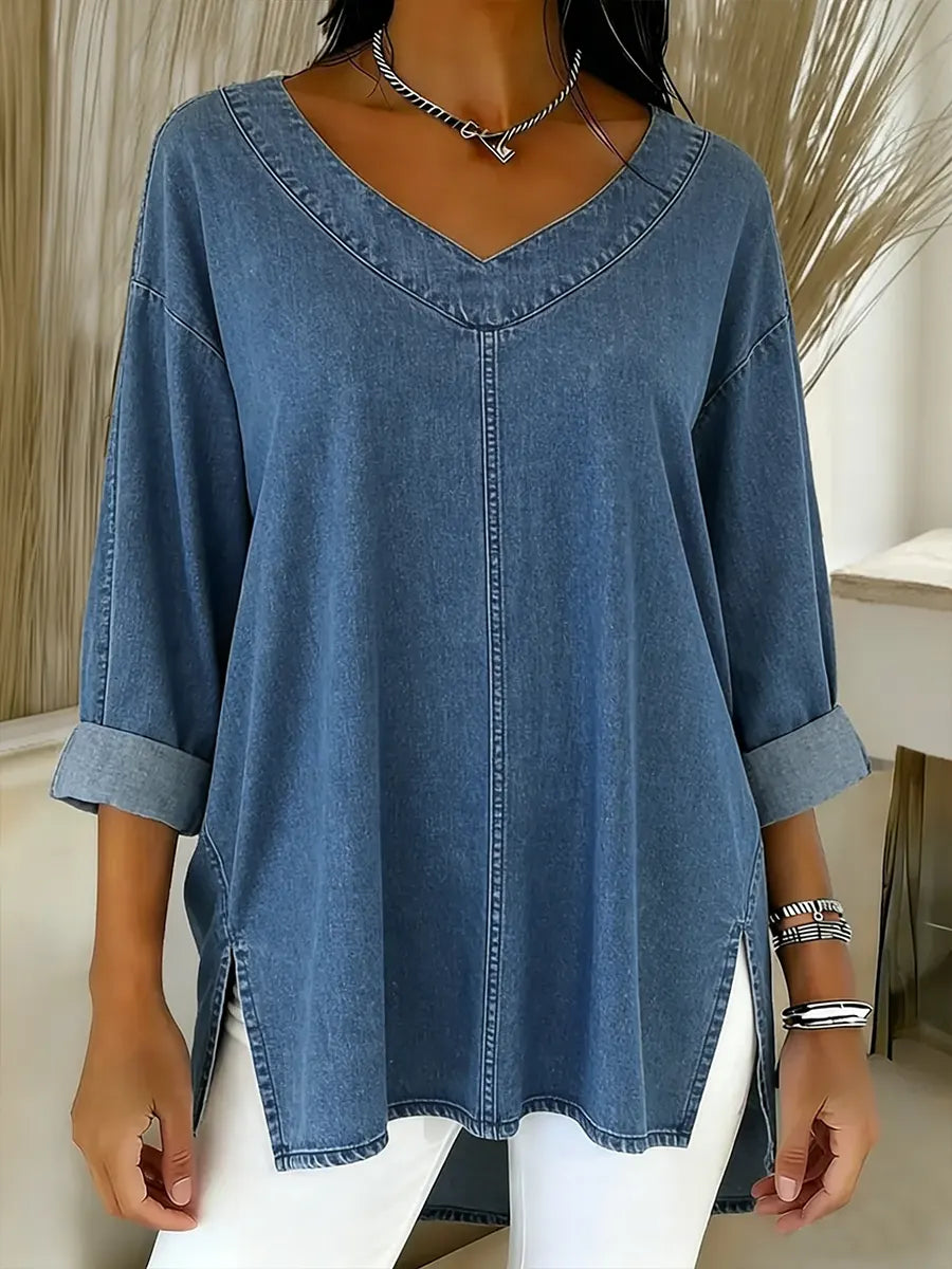 Jenelyn - Timeless Denim Shirt