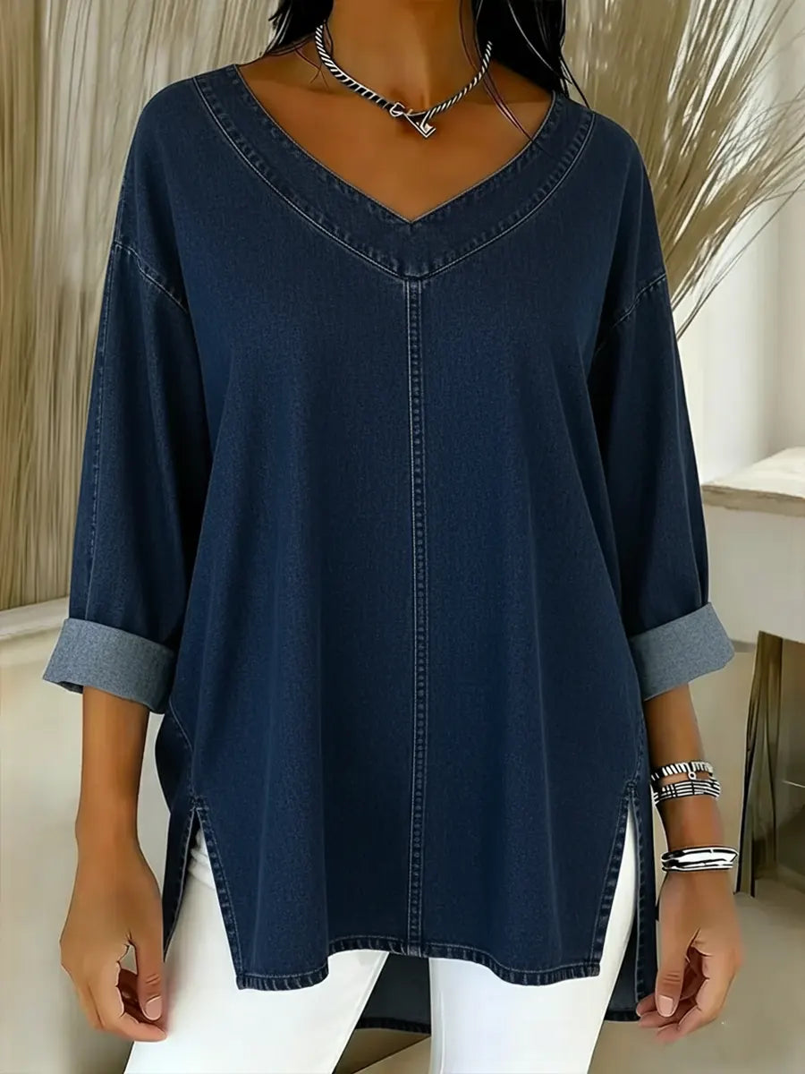 Jenelyn - Timeless Denim Shirt